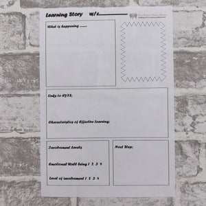 Learning Story Template