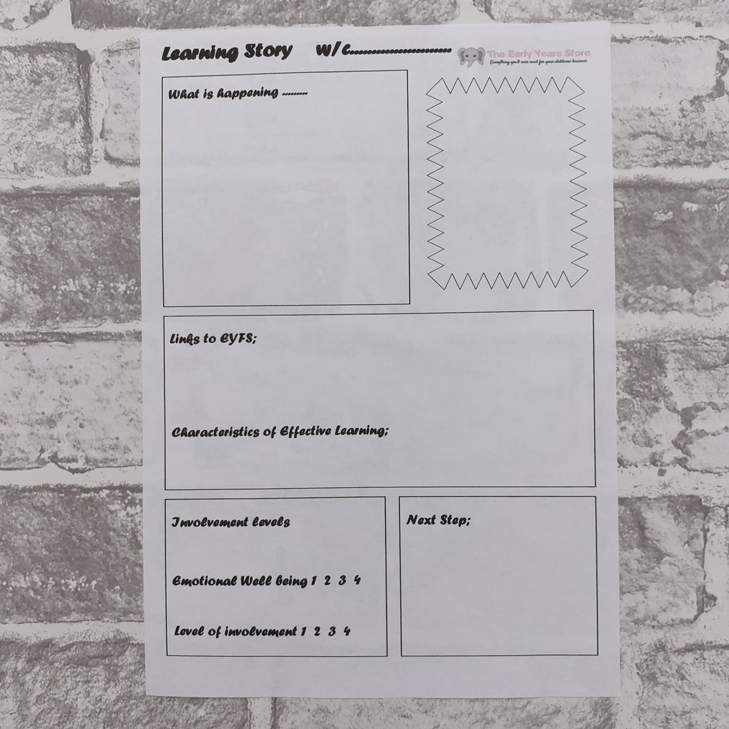 Learning Story Template