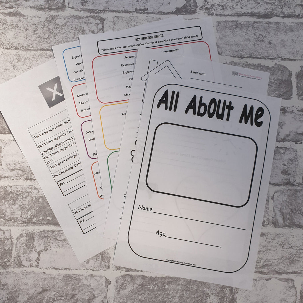 All About Me New Starter Pack