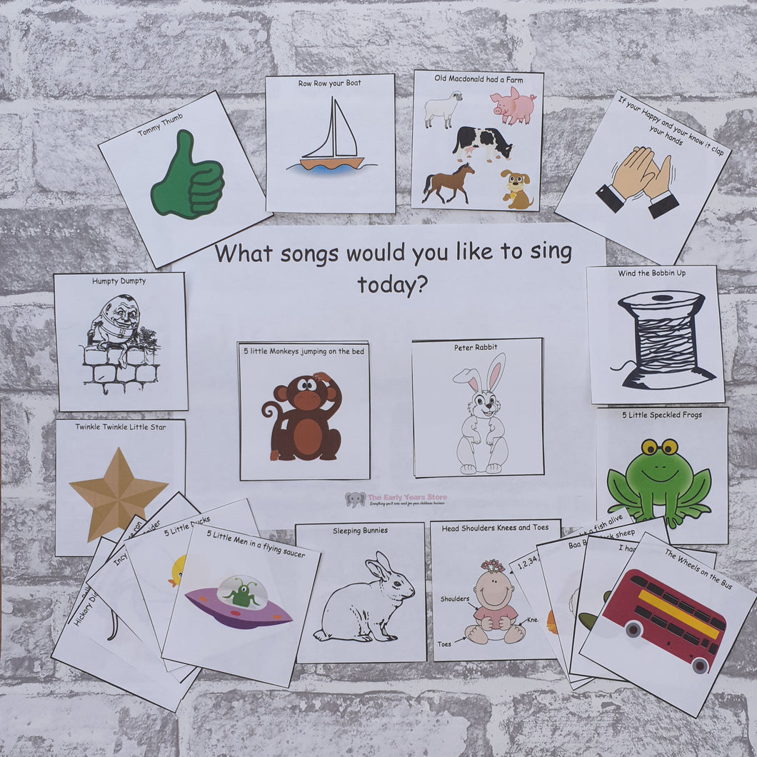 Nursery Rhyme Song Board