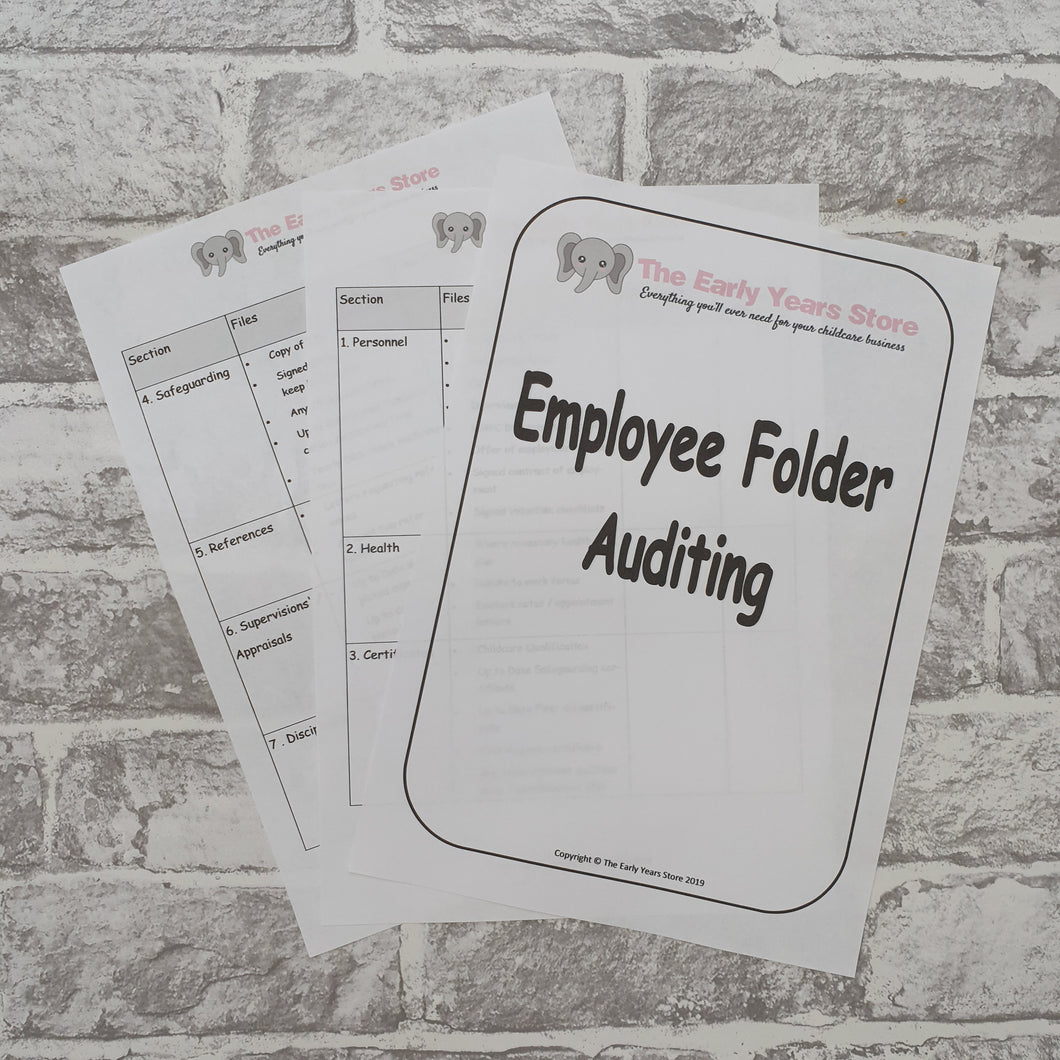 Employee Folder Auditing