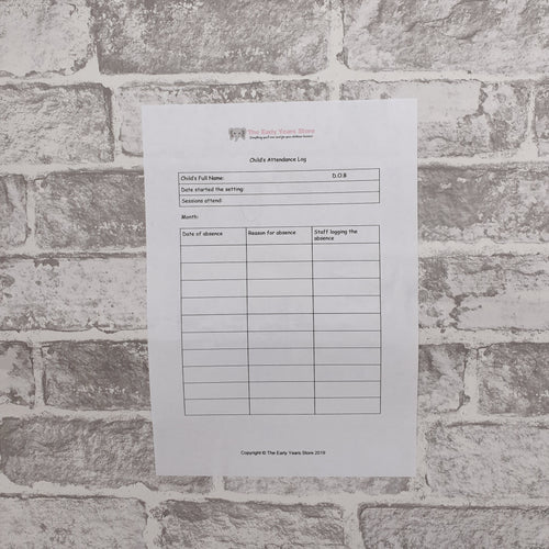 Child Attendance Log