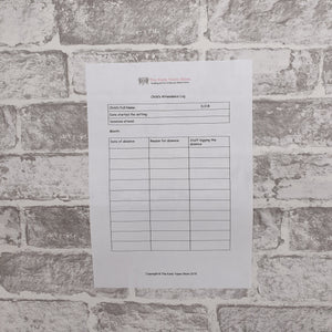 Child Attendance Log