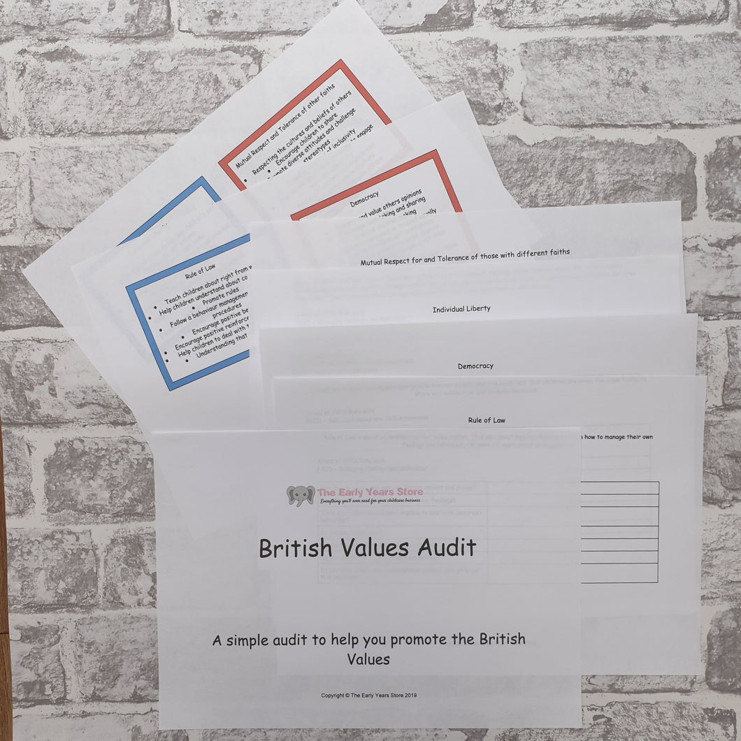 British Values Audit