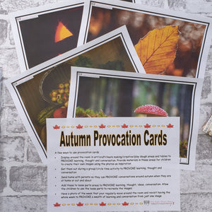 Autumn Provocation Cards