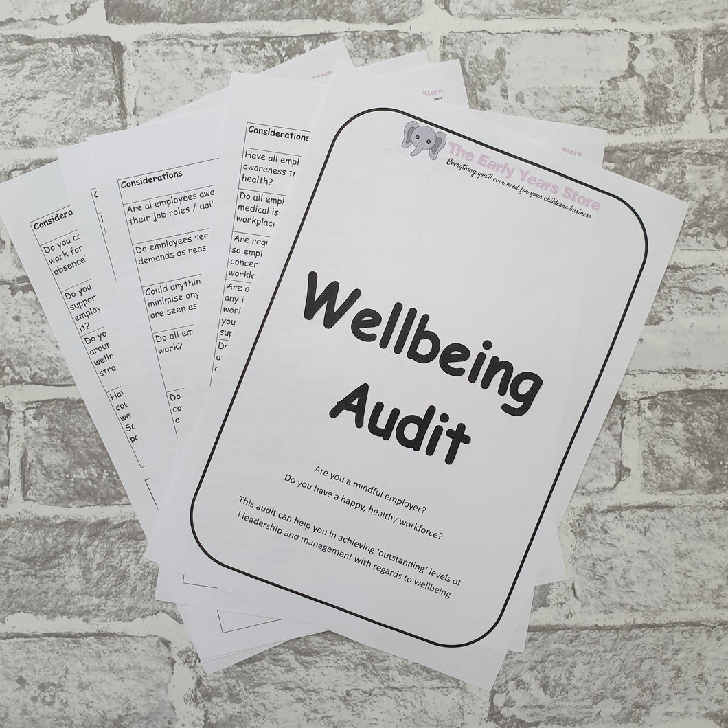Early Years Employee Wellbeing Audit