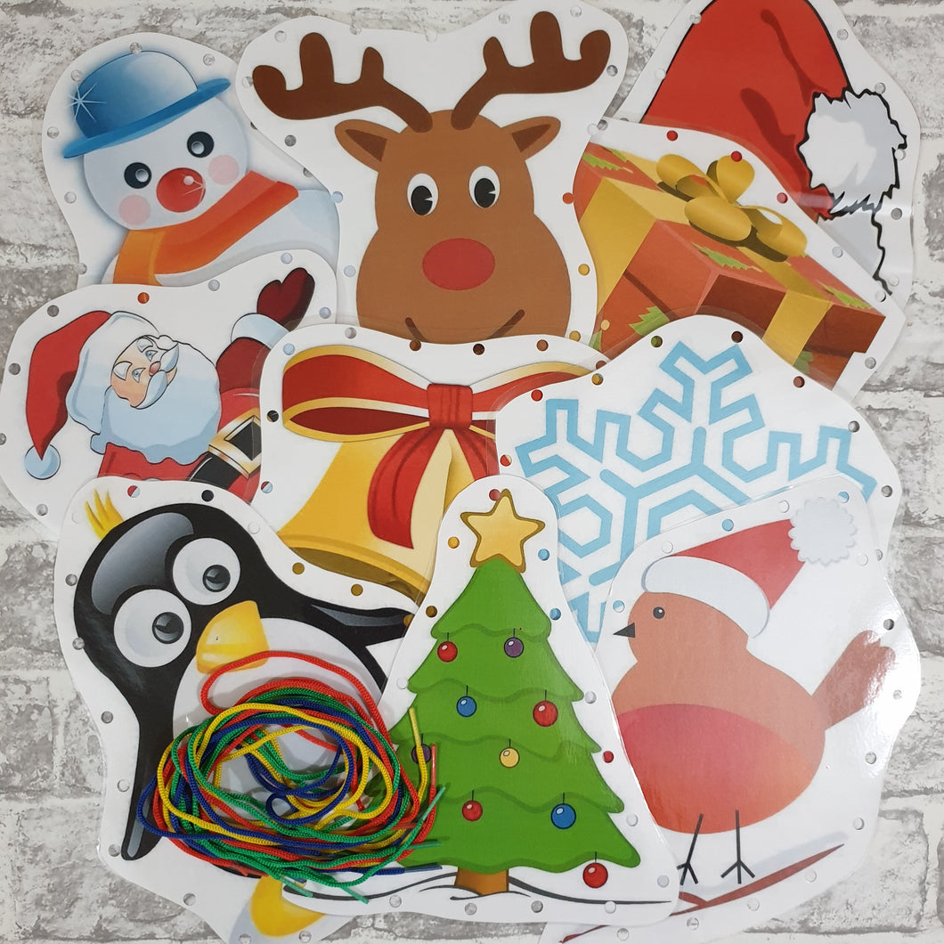 Christmas Threading Cards