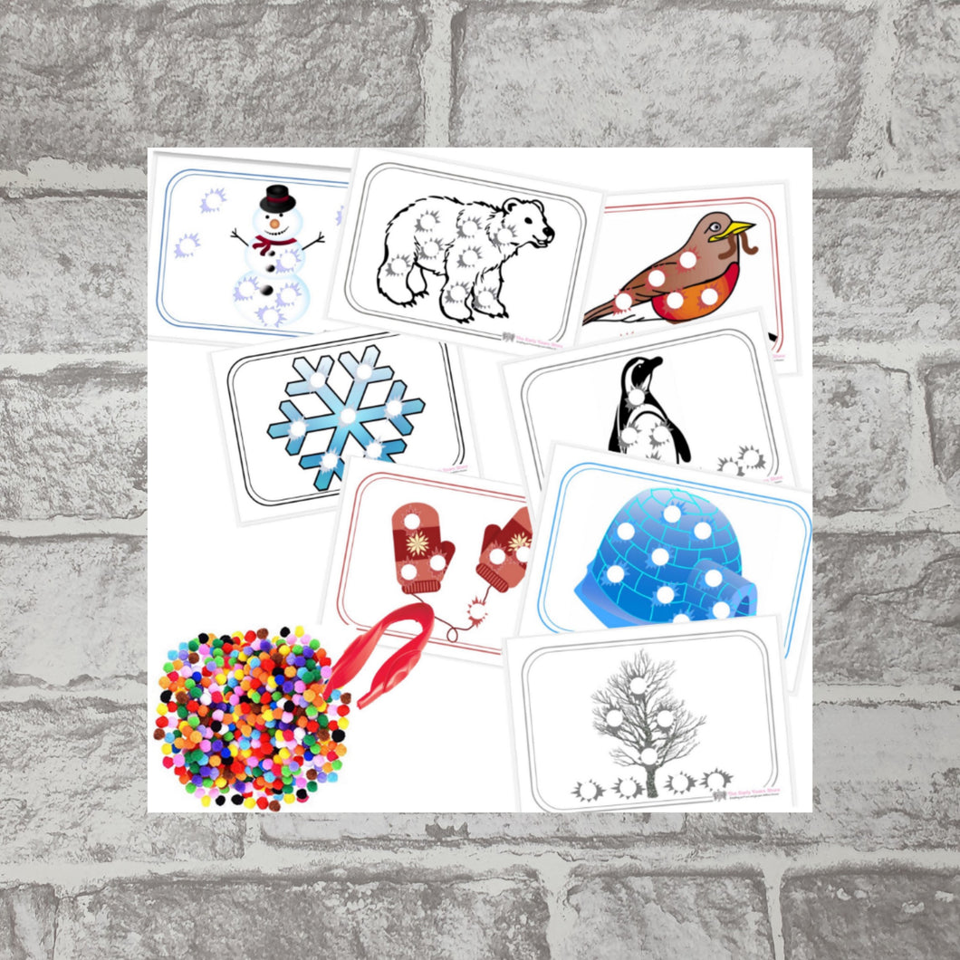 Winter Themed Picture Cards