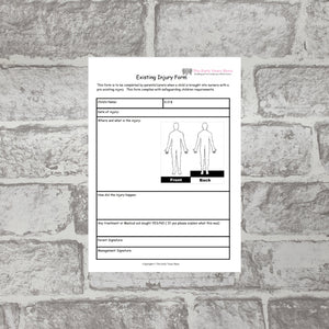 Existing Injury Form