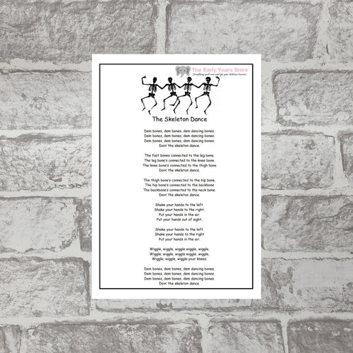 Skeleton Dance Song Words