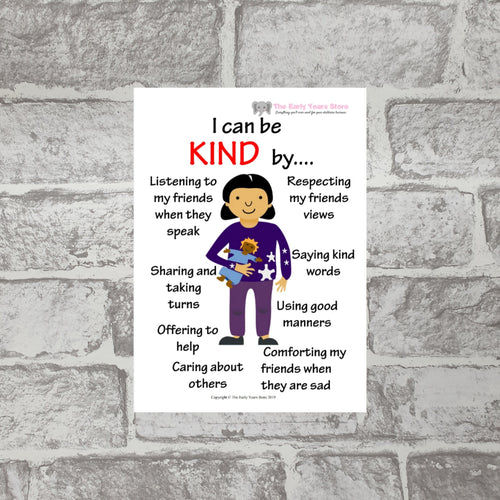 I can be kind poster