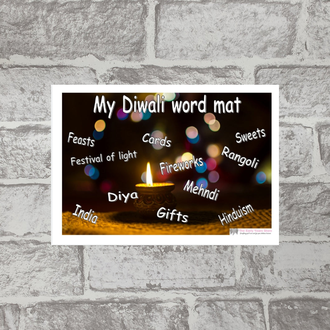 Diwali Word Mat
