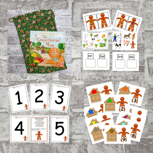 Gingerbread Man Story Sack