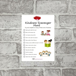 Kindness Scavenger Hunt