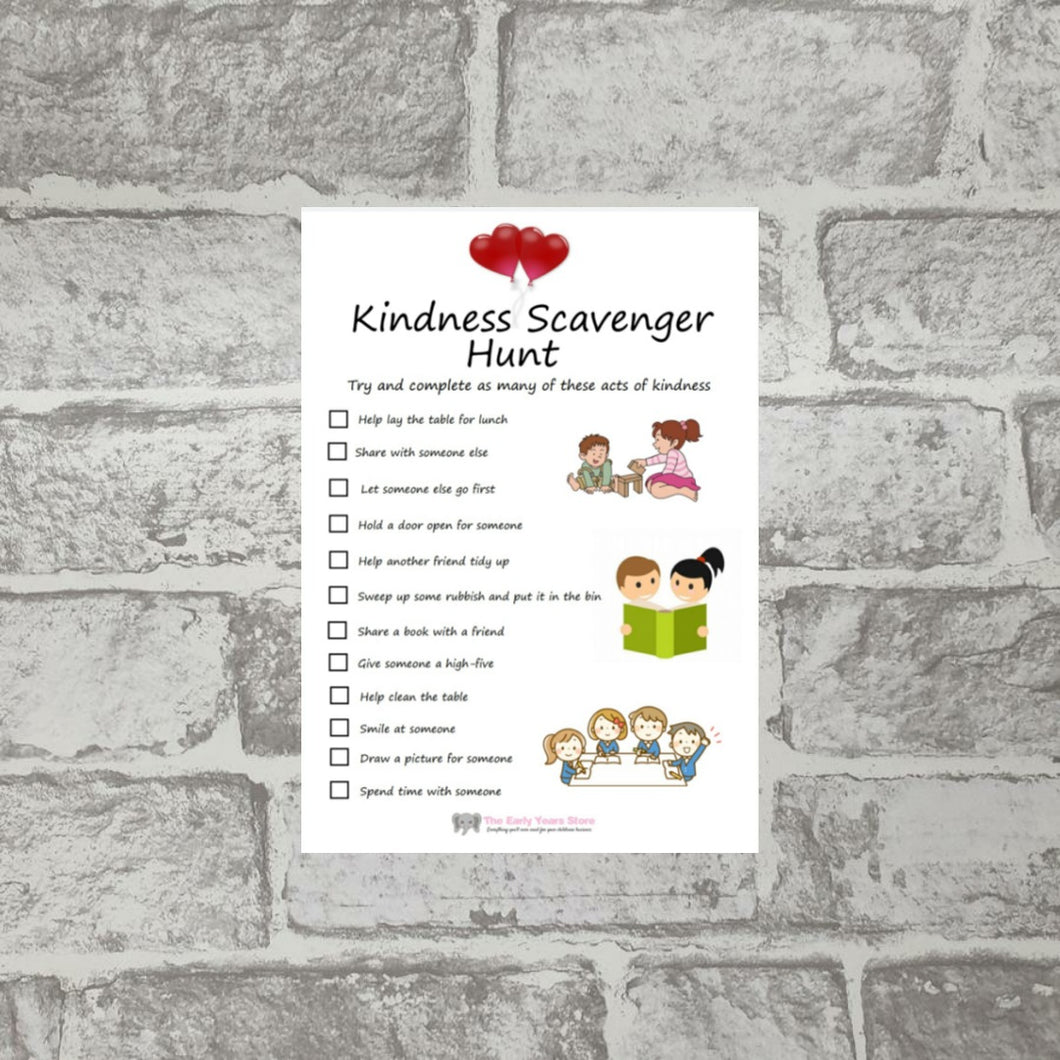 Kindness Scavenger Hunt