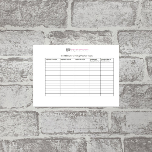 Covid 19 Employee Furlough Worker Tracker