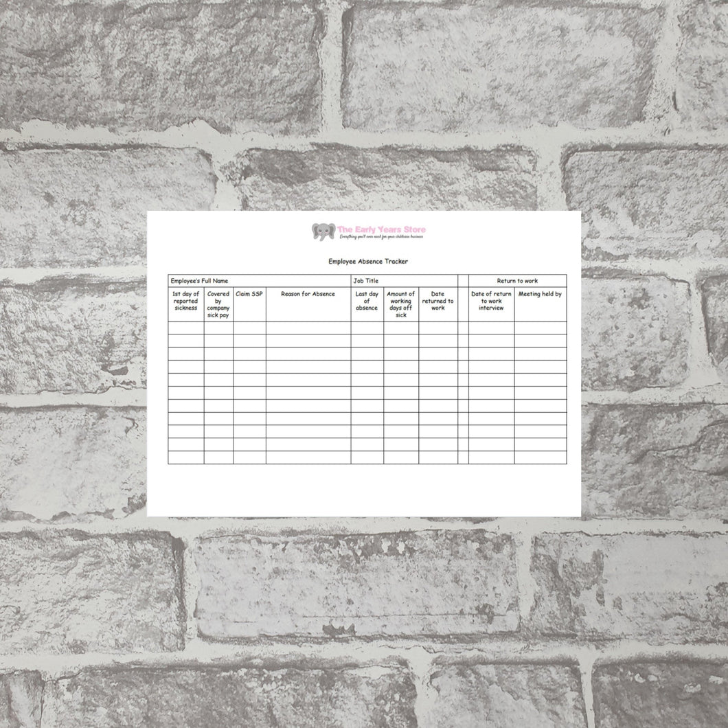 Employee Absence Tracker