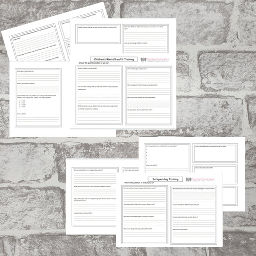 Maths,Literacy,Children's Mental Health and Safeguarding Children Training Pack