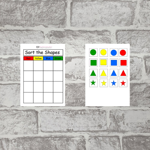 Sort the Shapes Activity