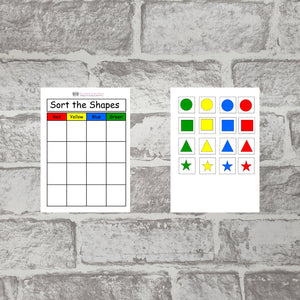 Sort the Shapes Activity