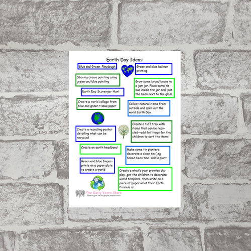 Earth Day Planning Ideas