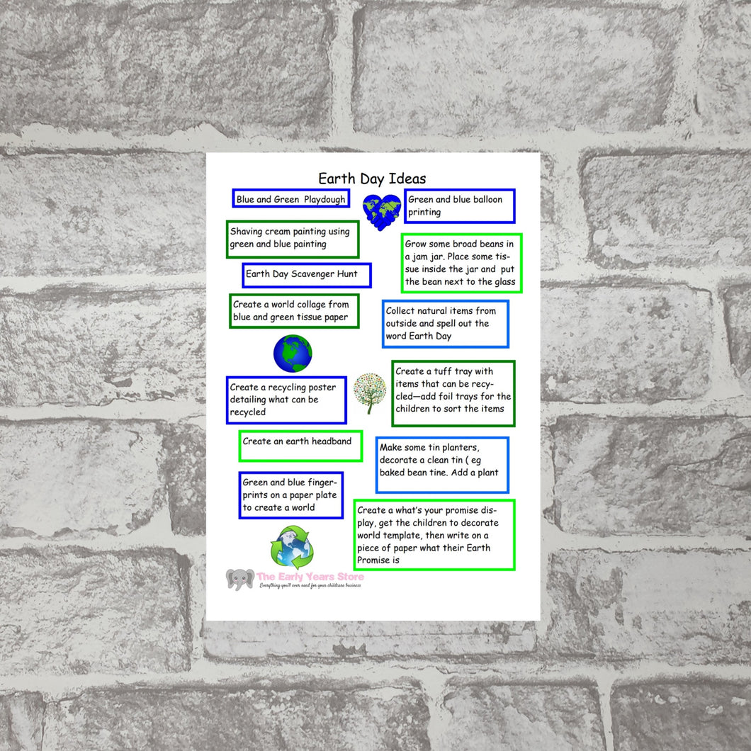 Earth Day Planning Ideas