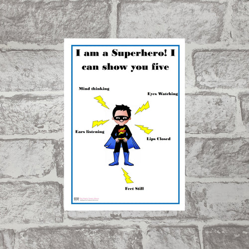 Superhero Positive Poster
