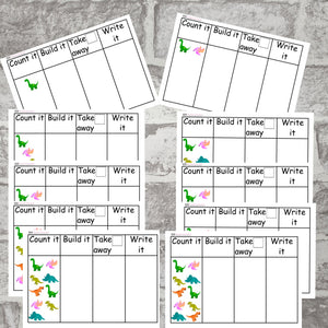 Dinosaur Takeaway Maths Activity