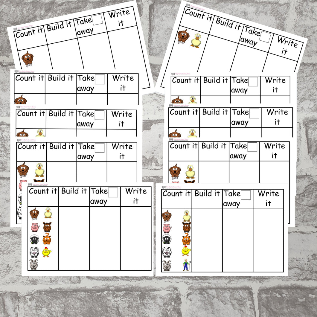 Farm Takeaway Maths Activity