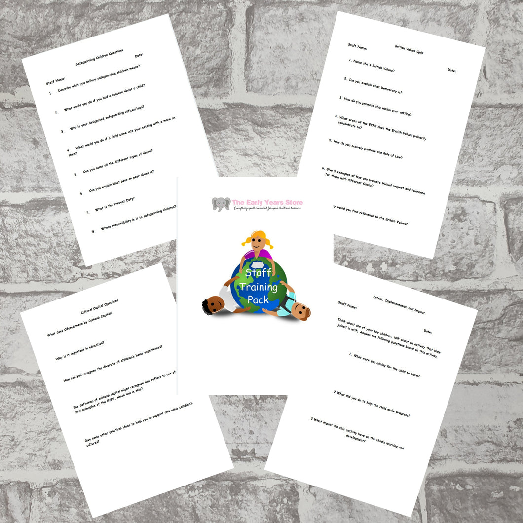Staff Training Quiz Pack