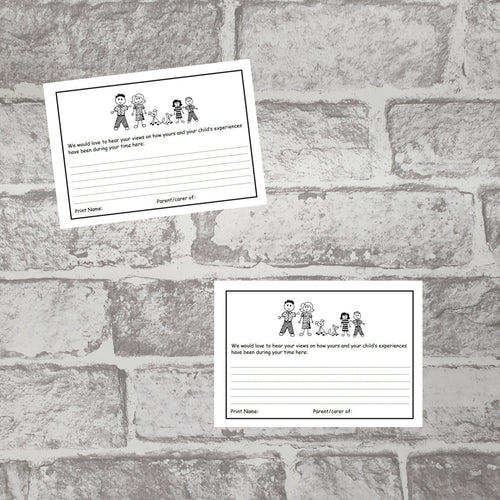 Parent Feedback Postcard