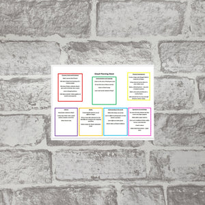 Diwali Planning Sheet