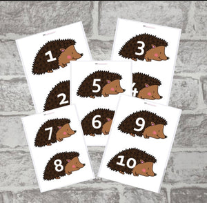Numbered Hedgehogs