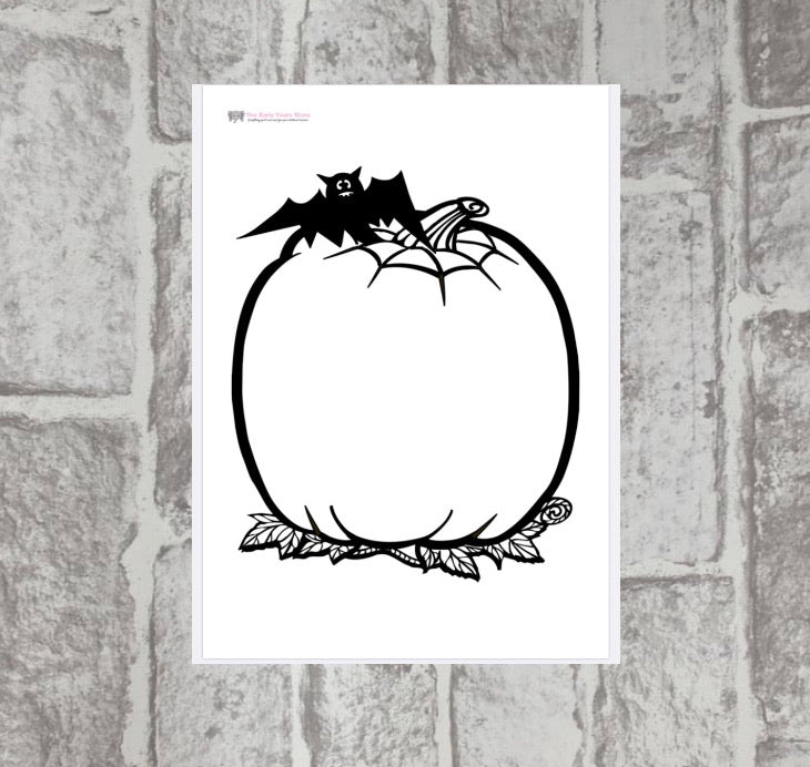 Pumpkin Colouring Page