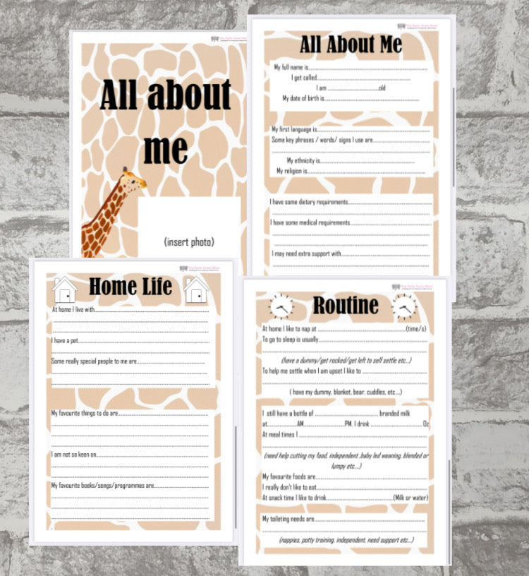 All About Me - New Starter