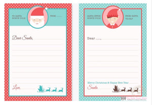 Letter templates to and from Santa
