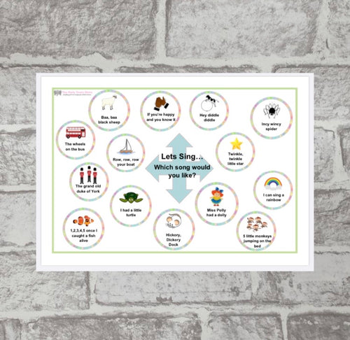 Nursery Rhyme Choice Sheet