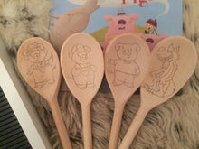 Load image into Gallery viewer, 3 Little Pigs story spoons