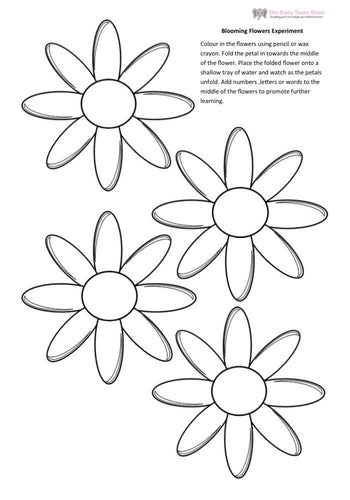 Blooming Flowers Template