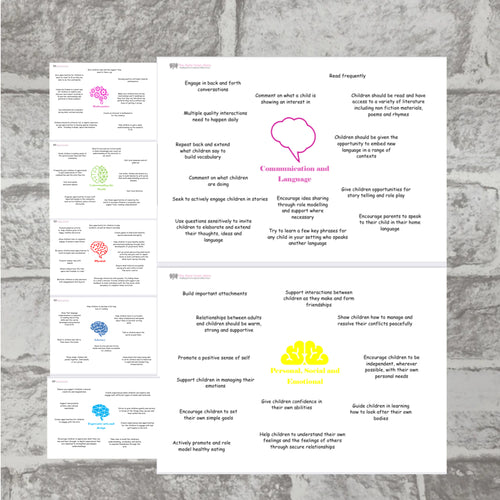 New EYFS education programme support cards