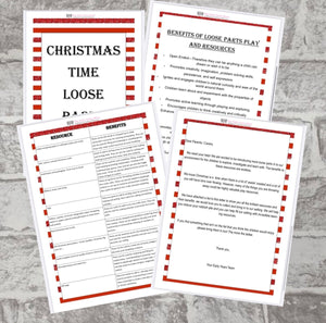 Christmas Time Loose Parts Collection Pack