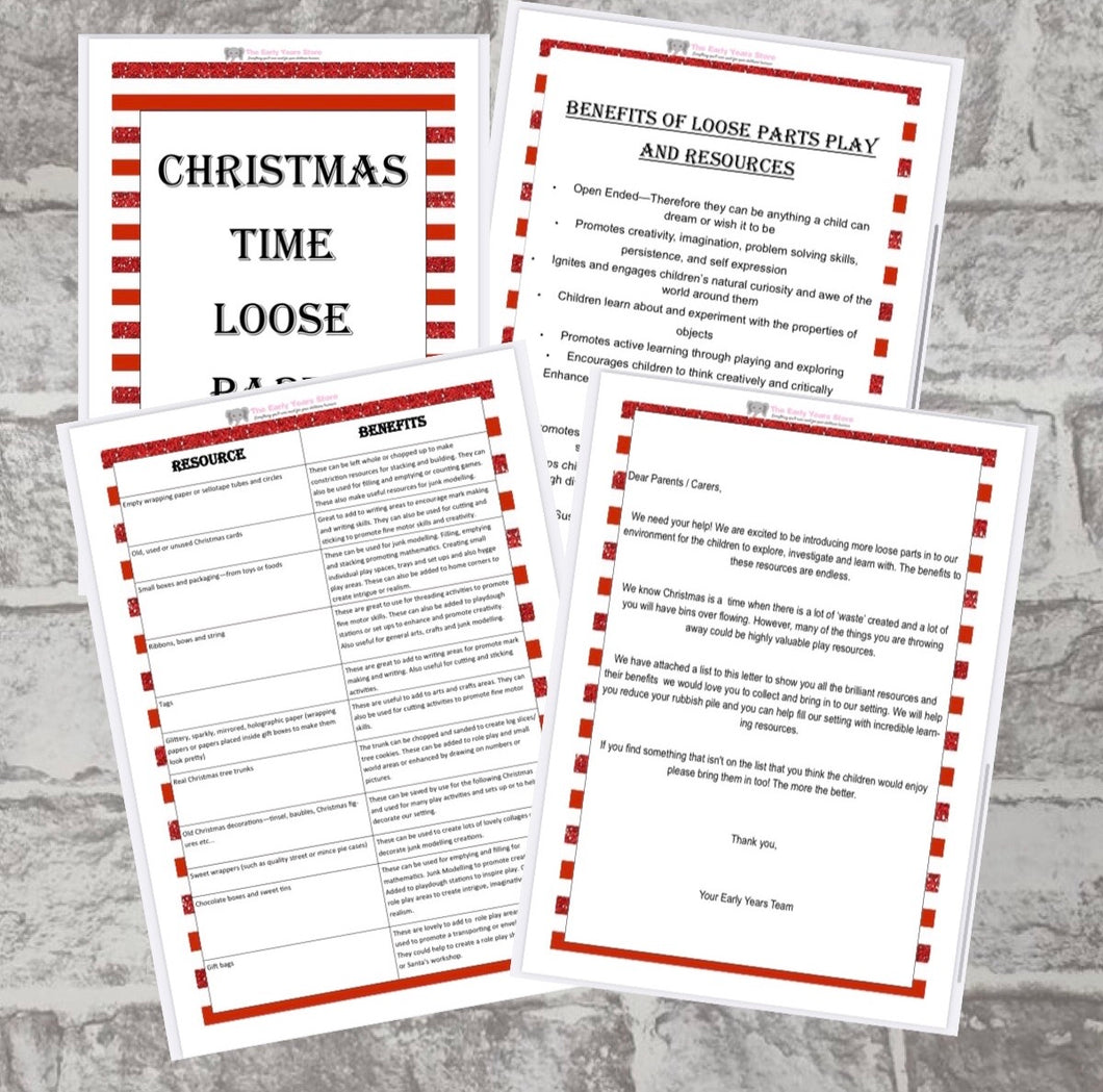 Christmas Time Loose Parts Collection Pack