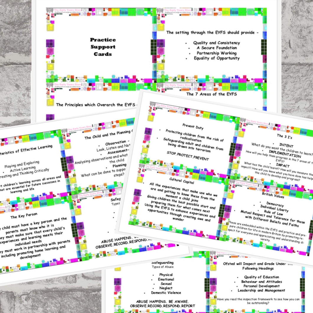 Practice Support Cards